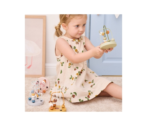 VIGA PolarB Drewniany Poręczny Labirynt Przeplatanka Pętla Motoryczna 1szt