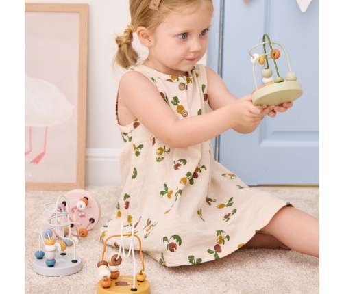 VIGA PolarB Drewniany Poręczny Labirynt Przeplatanka Pętla Motoryczna 1szt