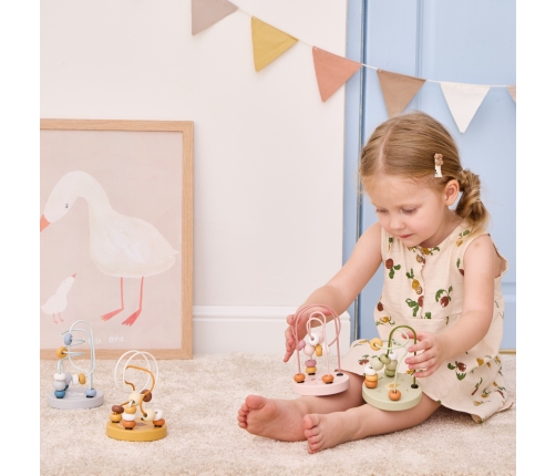 VIGA PolarB Drewniany Poręczny Labirynt Przeplatanka Pętla Motoryczna 1szt