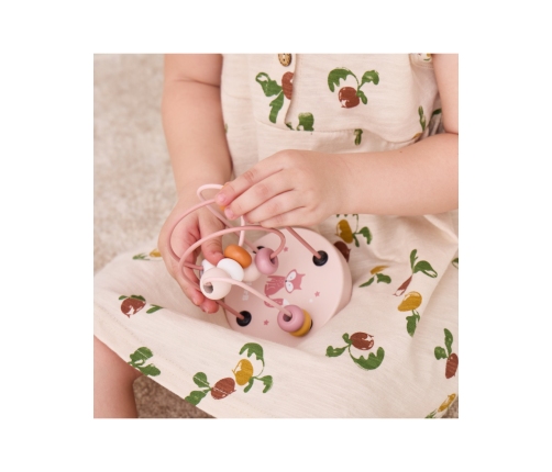 VIGA PolarB Drewniany Poręczny Labirynt Przeplatanka Pętla Motoryczna 1szt