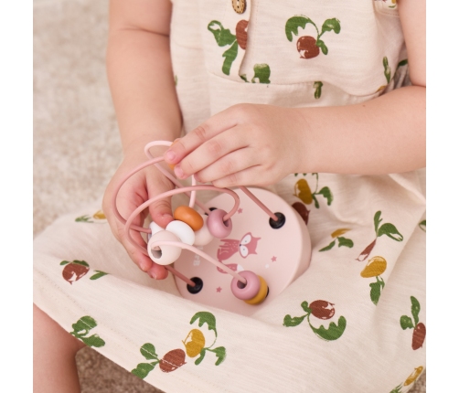 VIGA PolarB Drewniany Poręczny Labirynt Przeplatanka Pętla Motoryczna 1szt