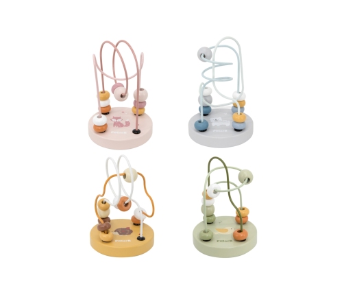 VIGA PolarB Drewniany Poręczny Labirynt Przeplatanka Pętla Motoryczna 1szt