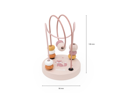 VIGA PolarB Drewniany Poręczny Labirynt Przeplatanka Pętla Motoryczna 1szt