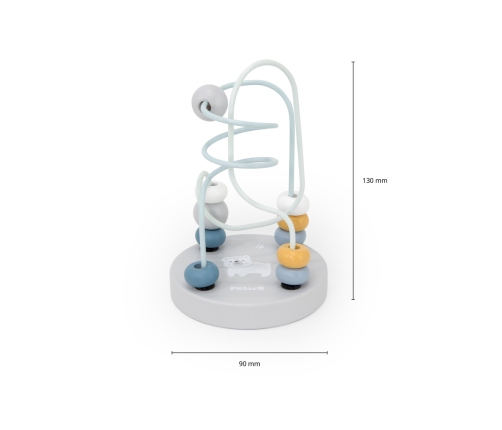 VIGA PolarB Drewniany Poręczny Labirynt Przeplatanka Pętla Motoryczna 1szt