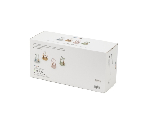 VIGA PolarB Drewniany Poręczny Labirynt Przeplatanka Pętla Motoryczna 1szt