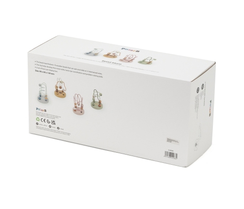 VIGA PolarB Drewniany Poręczny Labirynt Przeplatanka Pętla Motoryczna 1szt