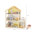 VIGA Zestaw Drewniany Domek dla Lalek z Laleczkami i Akcesoriami