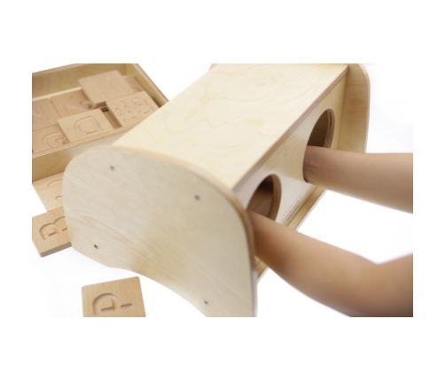 Zabawka Sensoryczna Rozpoznaj Dotykiem Literki Cyfry Kształty Masterkidz Montessori