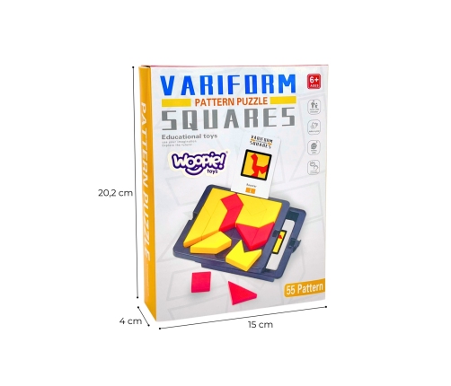 WOOPIE Gra Logiczna Trening Mózgu Układanka Kieszonkowa