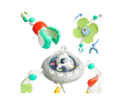 WOOPIE BABY Pałąk Łuk Zawieszka do Łóżeczka Wózka Fotelika Kosmos