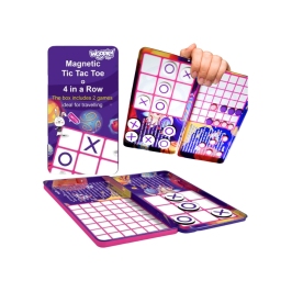 WOOPIE Magnetyczna Gra 2w1 Kółko I Krzyżyk + Gra 4 w Lini MINI WOOPIE Magnetyczna Gra 2w1 Kółko I Krzyżyk + Gra 4 w Lini MINI