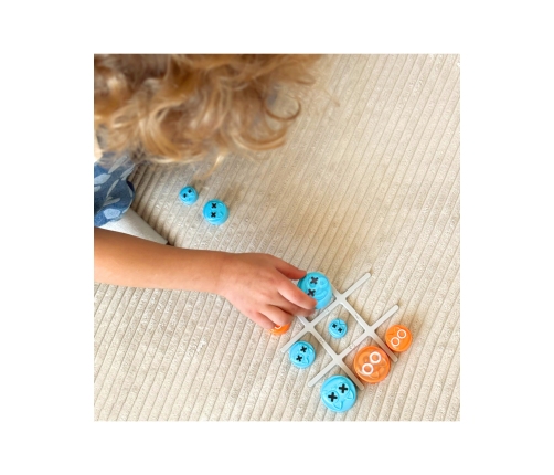 WOOPIE Przenośna Gra Logiczna Kółko i Krzyżyk Kotki w Pudełku