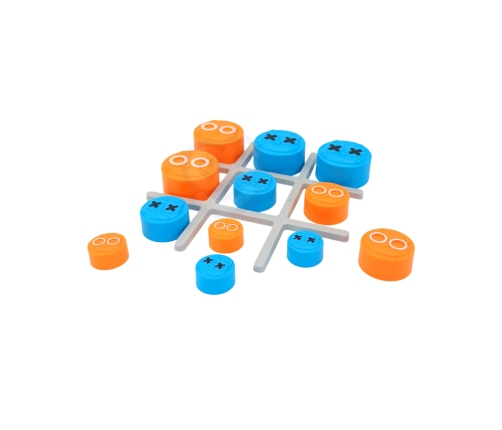 WOOPIE Przenośna Gra Logiczna Kółko i Krzyżyk Kotki w Pudełku