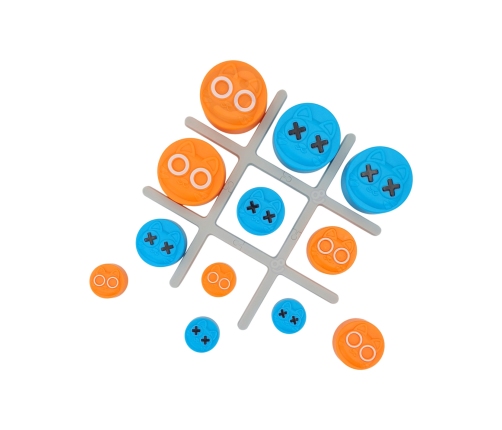 WOOPIE Przenośna Gra Logiczna Kółko i Krzyżyk Kotki w Pudełku