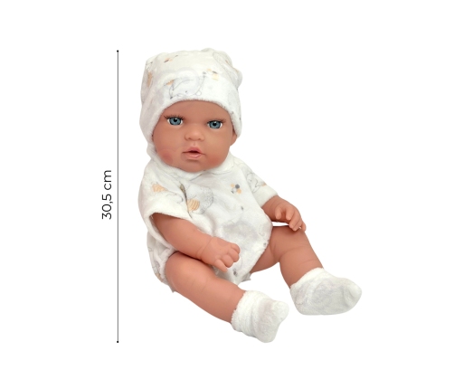 WOOPIE ROYAL Zestaw Lalka Bobas 30,5 cm + Nosidełko Różowe