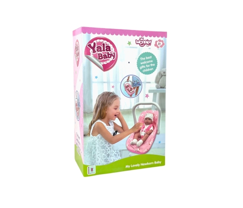 WOOPIE ROYAL Zestaw Lalka Bobas 30,5 cm + Nosidełko Różowe