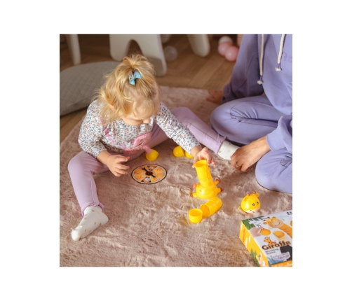 WOOPIE Gra Zręcznościowa Żyrafka Układanie Kubeczków