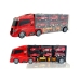 WOOPIE Zestaw Ciężarówka Transporter 3w1 Czerwony 11 el.