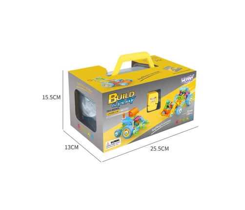 WOOPIE Zestaw Pojazdów Klocki Konstrukcyjny 6w1 STEM