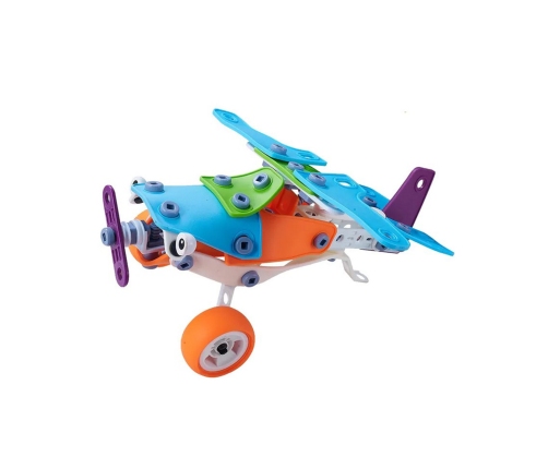 WOOPIE Zestaw Pojazdów Klocki Konstrukcyjne 5w1 STEM