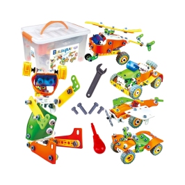 WOOPIE Zestaw Klocki Konstrukcyjne Pojazdy STEM 163 el.