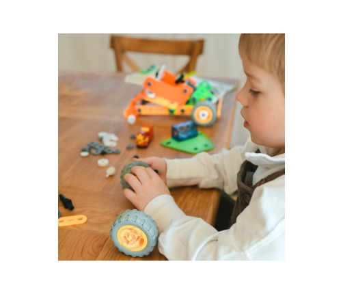 WOOPIE Zestaw Klocki Konstrukcyjne Pojazdy STEM 163 el.