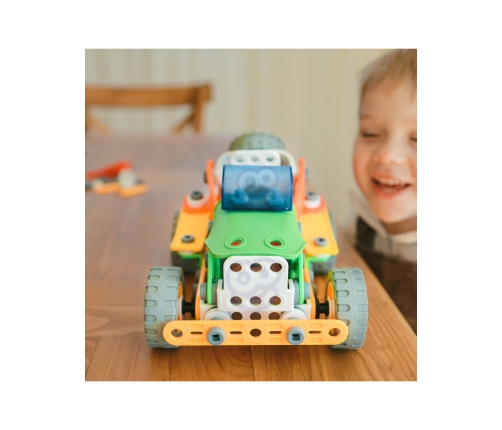 WOOPIE Zestaw Klocki Konstrukcyjne Pojazdy STEM 163 el.