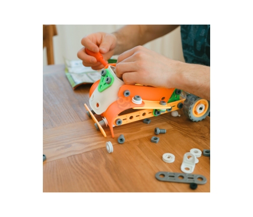 WOOPIE Zestaw Klocki Konstrukcyjne Pojazdy STEM 163 el.