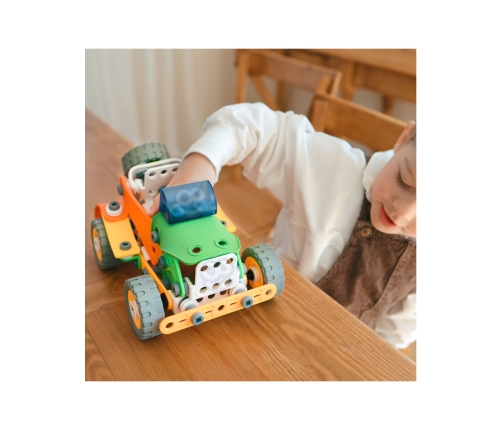 WOOPIE Zestaw Klocki Konstrukcyjne Pojazdy STEM 163 el.