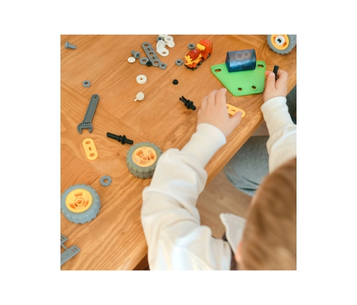 WOOPIE Zestaw Klocki Konstrukcyjne Pojazdy STEM 163 el.