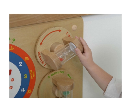 MASTERKIDZ Nauka O Czasie Czytanie Godziny - Tablica Edukacyjna