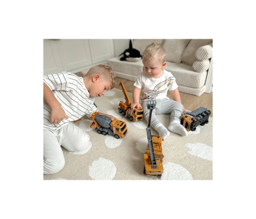 WOOPIE Wielki Zestaw Auta Budowlane 6w1