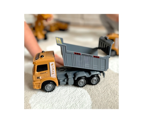 WOOPIE Wielki Zestaw Auta Budowlane 6w1