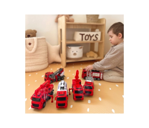 WOOPIE Zestaw Auta Straż Pożarna 6w1