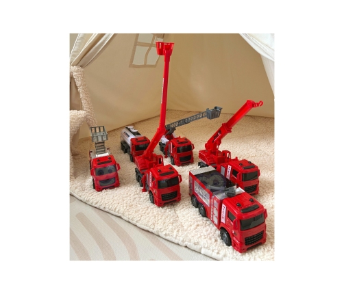 WOOPIE Zestaw Auta Straż Pożarna 6w1