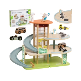 CLASSIC WORLD Drewniany 3 Poziomowy Garaż XL z Windą "Eko Strefa" CLASSIC WORLD Drewniany 3 Poziomowy Garaż XL z Windą "Eko Strefa"