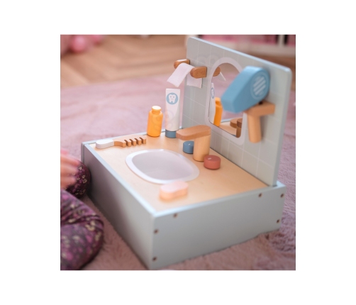 TOOKY TOY Toilet Bathroom Toaleta Drewniana Łazienka z Akcesoriami