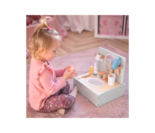 TOOKY TOY Toilet Bathroom Toaleta Drewniana Łazienka z Akcesoriami