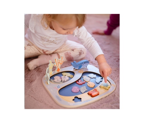 TOOKY TOY Złowić Rybkę Gra Zręcznościowa Układanka Montessori