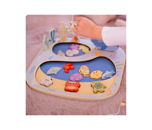 TOOKY TOY Złowić Rybkę Gra Zręcznościowa Układanka Montessori