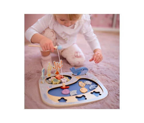 TOOKY TOY Złowić Rybkę Gra Zręcznościowa Układanka Montessori