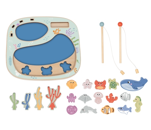 TOOKY TOY Złowić Rybkę Gra Zręcznościowa Układanka Montessori