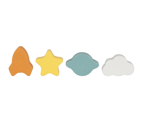 TOOKY TOY Drewniana Kostka Aktywności Kosmos Sorter Labirynt