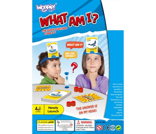 WOOPIE Gra Słowna Zgadnij Kim Jestem? Dla 2 Graczy