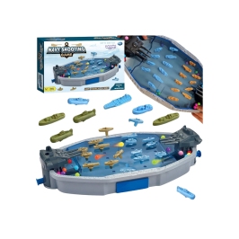 WOOPIE Gra Zręcznościowa "Bitwa Morska" Statki 3D Wyrzutnia Kulek WOOPIE Gra Zręcznościowa "Bitwa Morska" Statki 3D Wyrzutnia Kulek