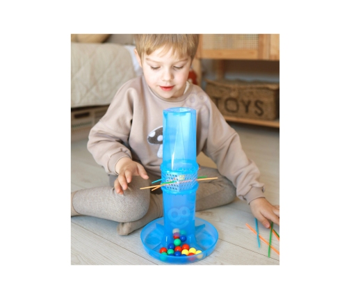 WOOPIE Gra Zręcznościowa Spadające Kulki Bierki Wyjmij Patyczki