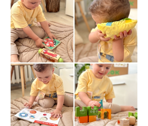 TOOKY TOY Box Pudełko XXL Montessori Edukacyjne 7w1 Sensoryczne 22-24 Mies