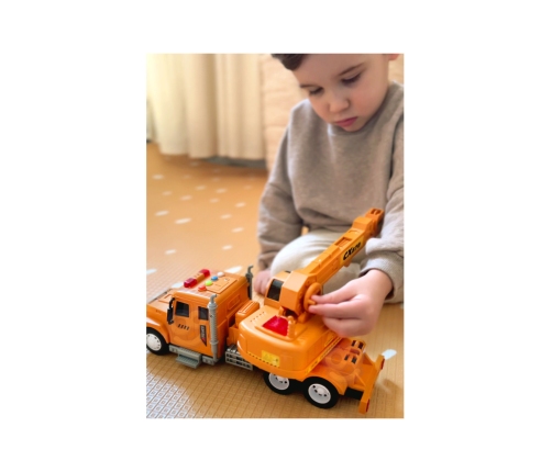 WOOPIE Interaktywny Dźwig z Ruchomym Hakiem Ciężarówka 1:14