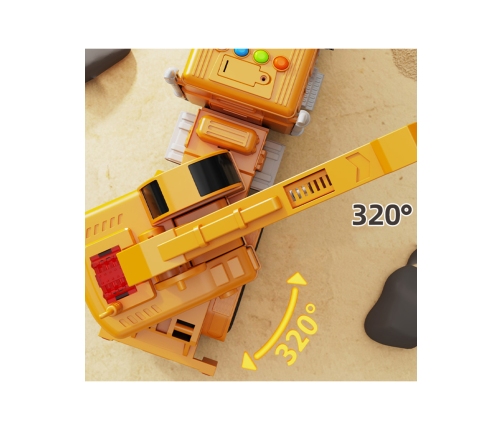 WOOPIE Interaktywny Dźwig z Ruchomym Hakiem Ciężarówka 1:14