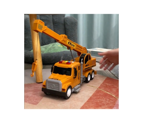 WOOPIE Interaktywny Dźwig z Ruchomym Hakiem Ciężarówka 1:14